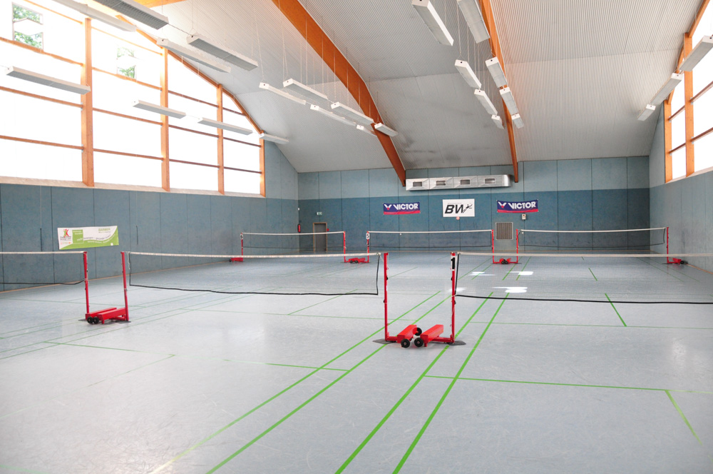Der Corona-Virus stoppt auch den Badmintonsport in Münster - Logo